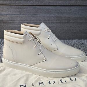 NEW Nisolo Men's Cortez Mid Top Leather Sneakers